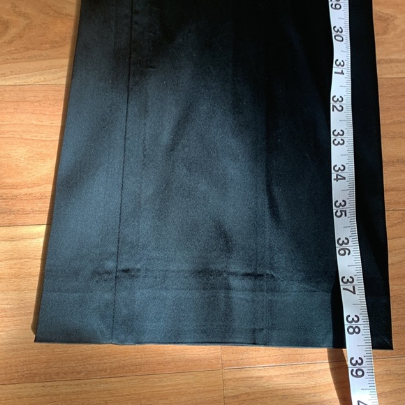 Esprit women size 4 black satin look pants with stretch - Picture 7 of 12